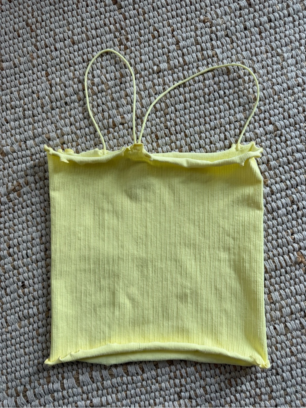 Free People Intimately Yellow Ribbed Tank - Picture 3 of 3